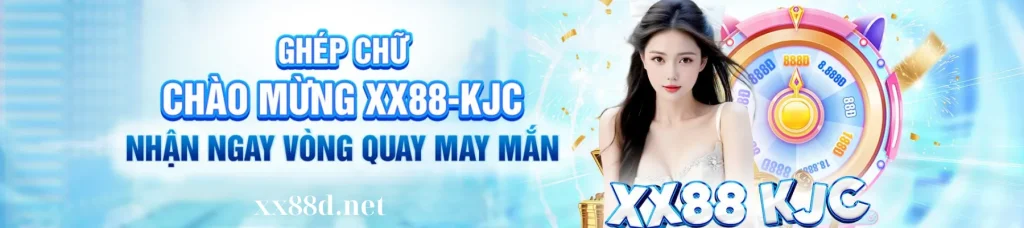 Ghép chữ nhận vòng quay may mắn tại Xx88d com